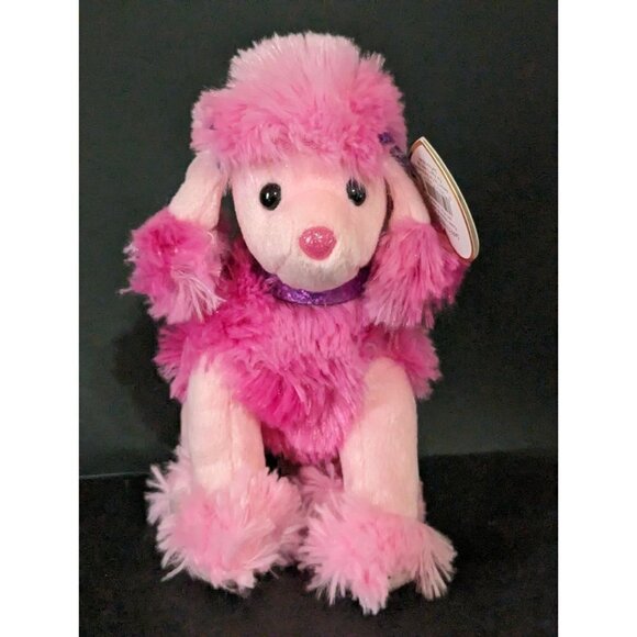 TY Beanie Baby - OOH-LA-LA the Pink Poodle Dog (6 inch) - MWMTs Stuffed Animal - Picture 1 of 11
